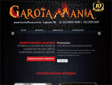 Tablet Screenshot of garotamania.com.br